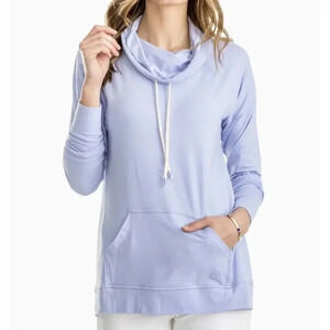 Southern Tide Pima cotton blend funnel neck pullover sweater sweatshirt small.